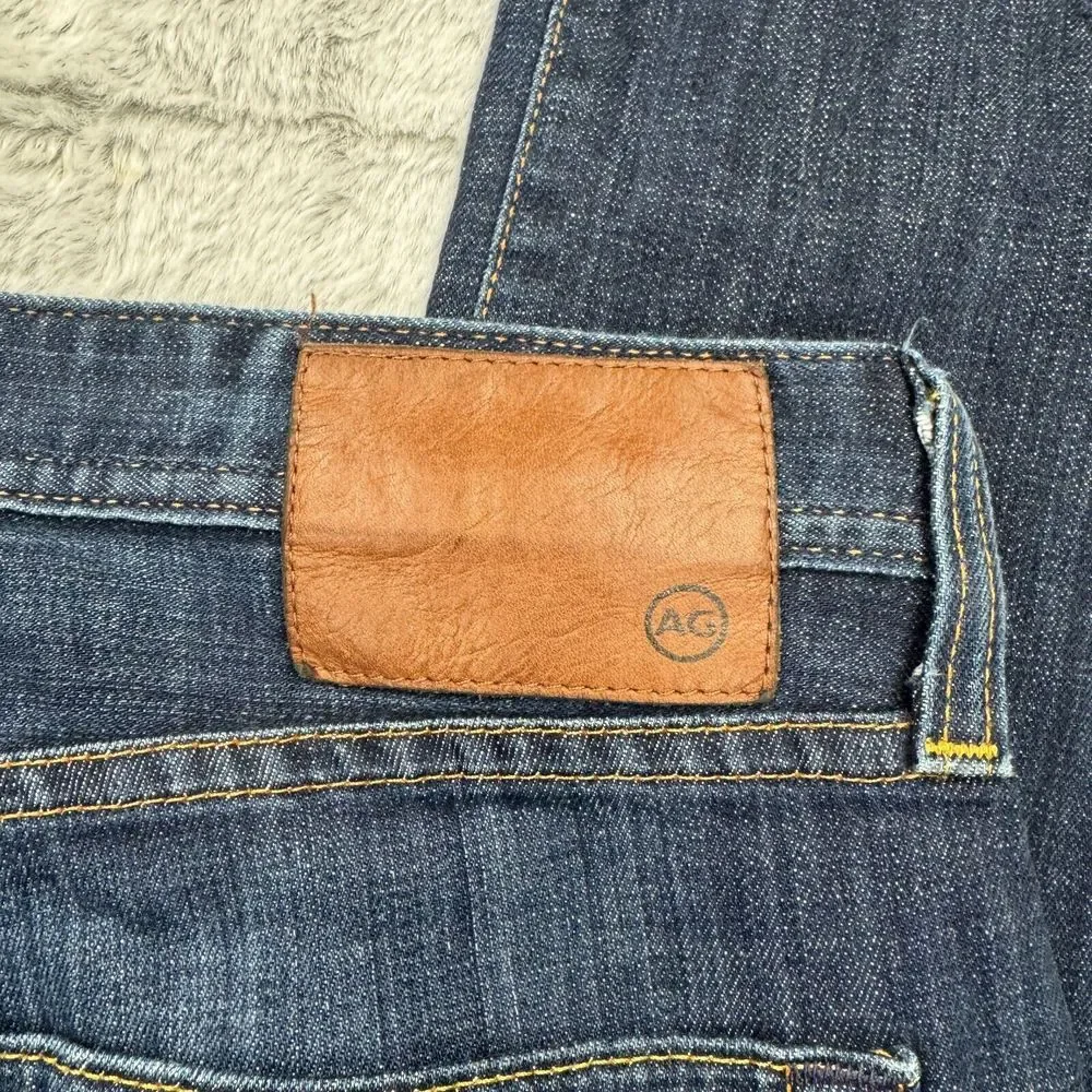 AG Adriano Goldschmied Jeans Mens Size 31X34 Blue Denim The Protege Straight Leg